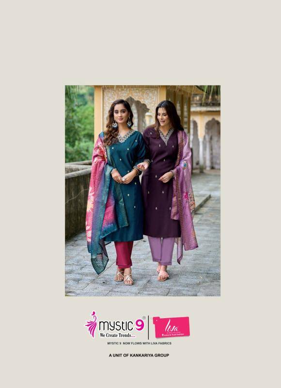 Mystic9 swarnika vol 1 Wholesale Kurti market